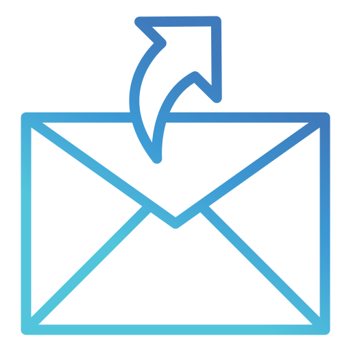 Send Mail Generic gradient outline icon