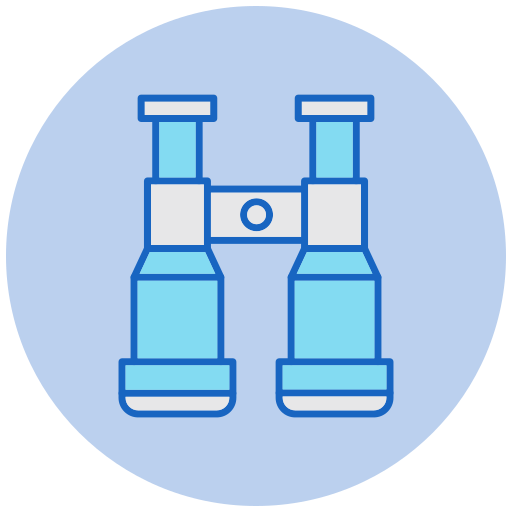 Binocular free icon