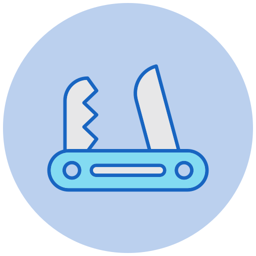 cuchillo de bolsillo icono gratis