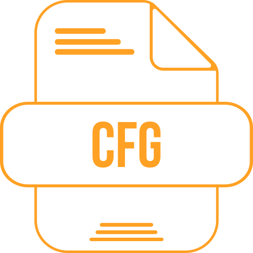 archivo cfg icono gratis