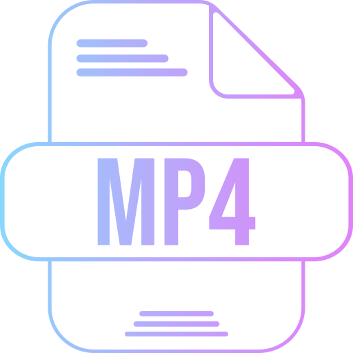 mp4 icono gratis