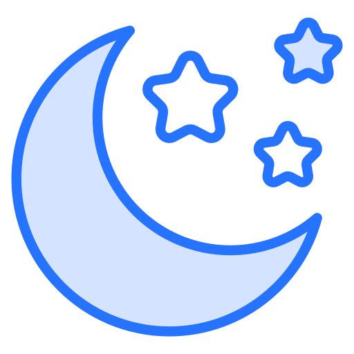 Night Generic color lineal-color icon