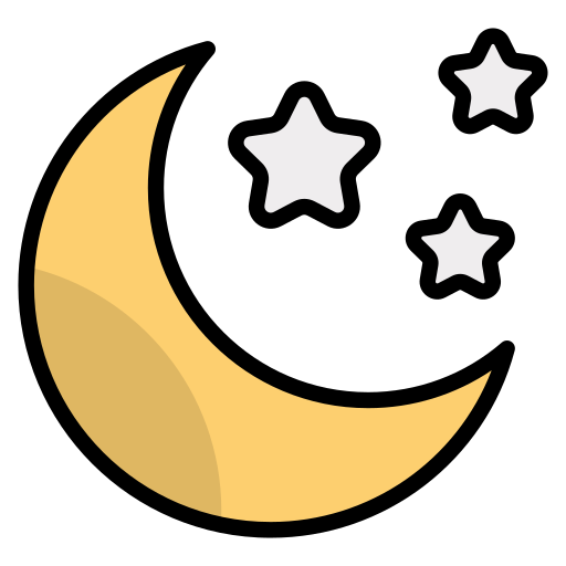 Night Generic color lineal-color icon