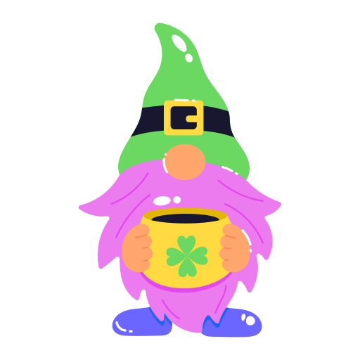 Gnome free sticker Gnome free sticker