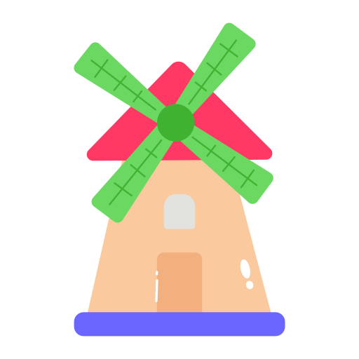 Windmill free sticker Windmill free sticker