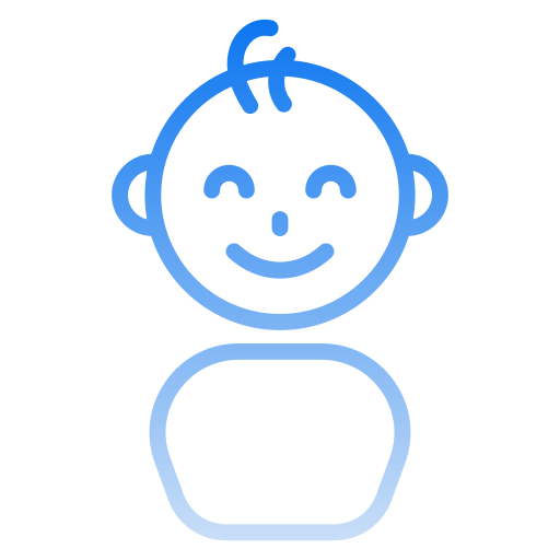 Baby Boy Generic gradient outline icon