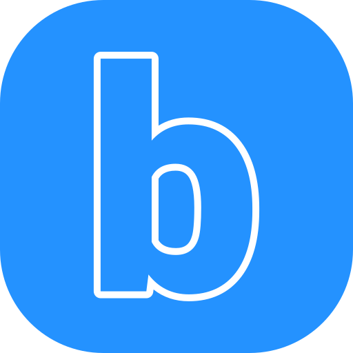 Letter B Generic Color Fill Icon