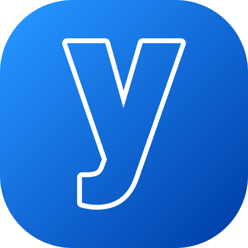 Letter y Generic gradient fill icon