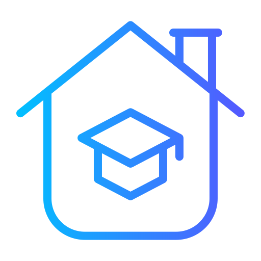 École à la maison Icône gratuit École à la maison Icône gratuit