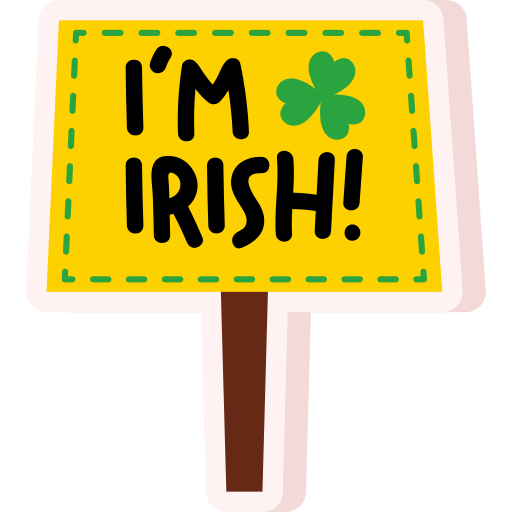 Irish free sticker Irish free sticker
