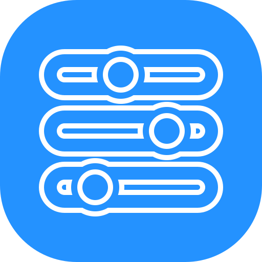 Control de ecualizador icono gratis