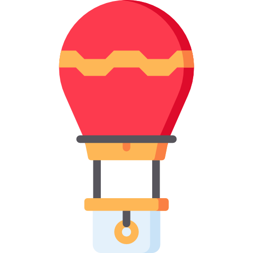 Hot air balloon - free icon