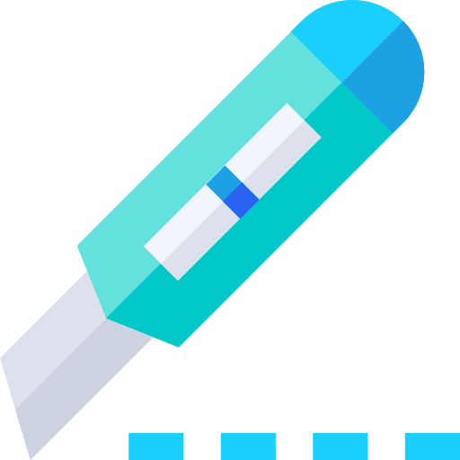 cortador icono gratis