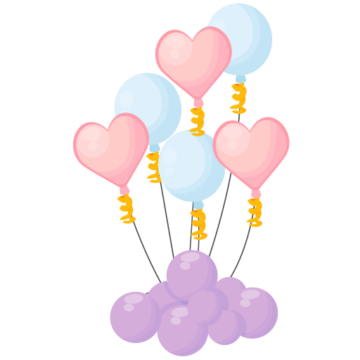 coeurs de ballon Icône gratuit coeurs de ballon Icône gratuit