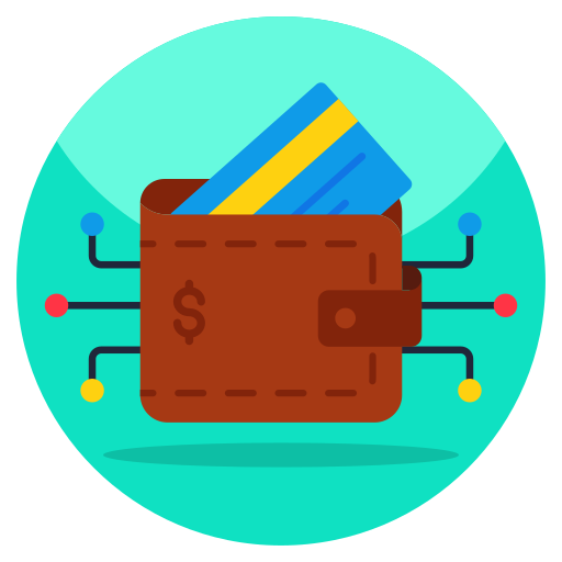 Wallet Generic color fill icon