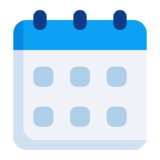 Calendar Generic color fill icon