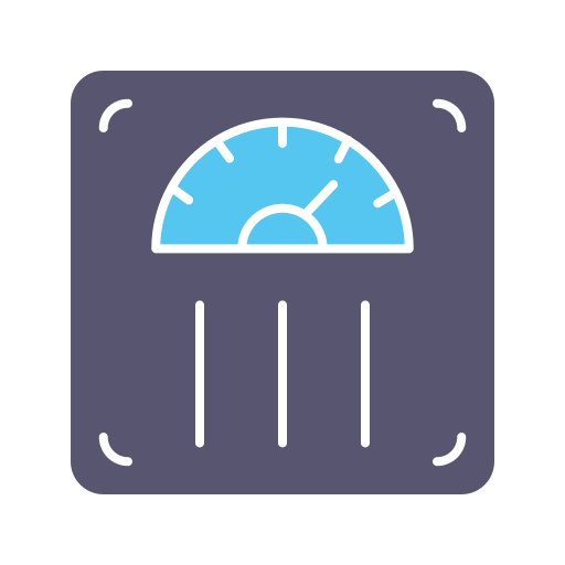 Weight Scale Generic color fill icon