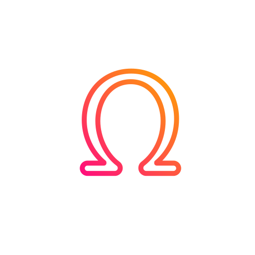 omega icono gratis