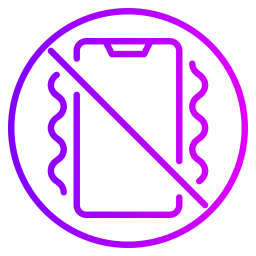 vibración del teléfono icono gratis