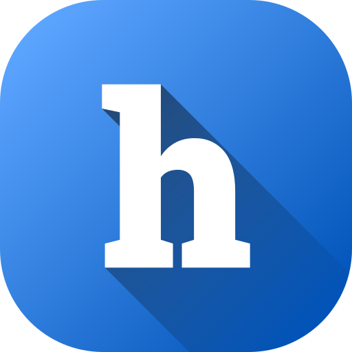 Letter h Generic gradient fill icon