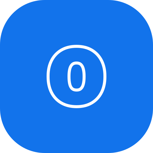 letra o icono gratis