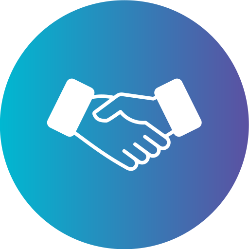 Handshake Generic gradient fill icon