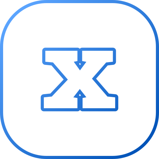 letra x icono gratis