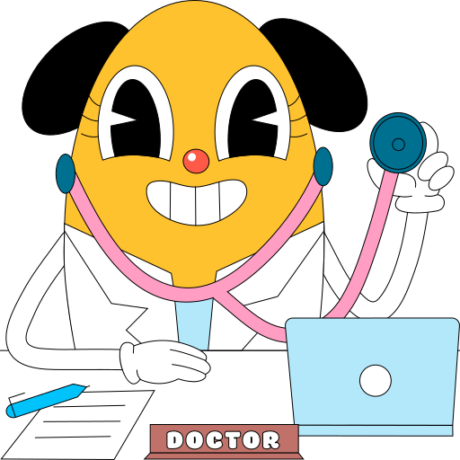 Doctor free sticker Doctor free sticker