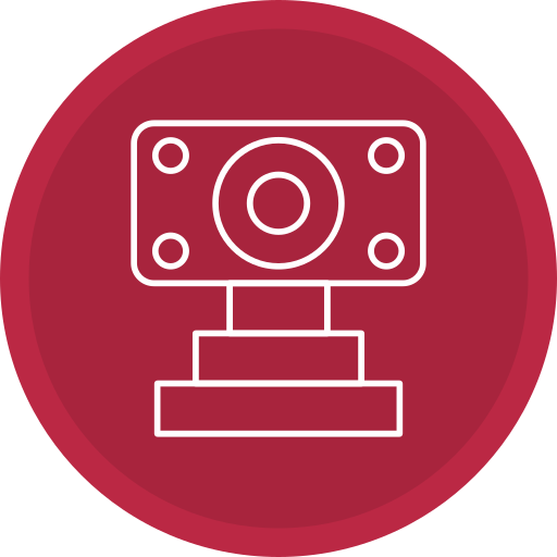 cámara web icono gratis