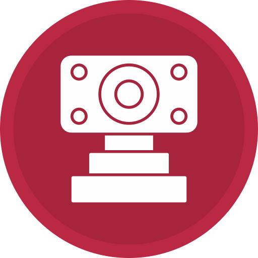 cámara web icono gratis