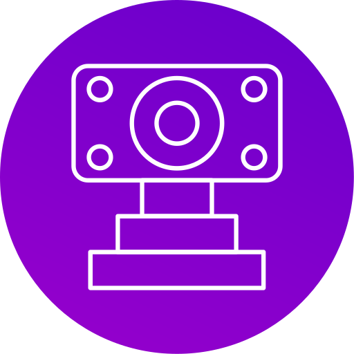 cámara web icono gratis