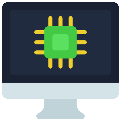 chip de computadora icono gratis