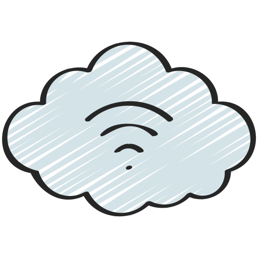 computación en la nube icono gratis