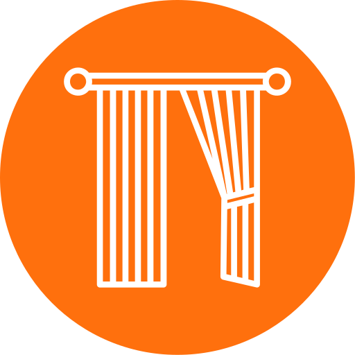 커튼 무료 아이콘