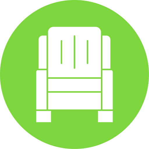 Armchair Generic color fill icon