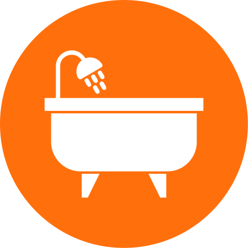 Bathtub Generic color fill icon