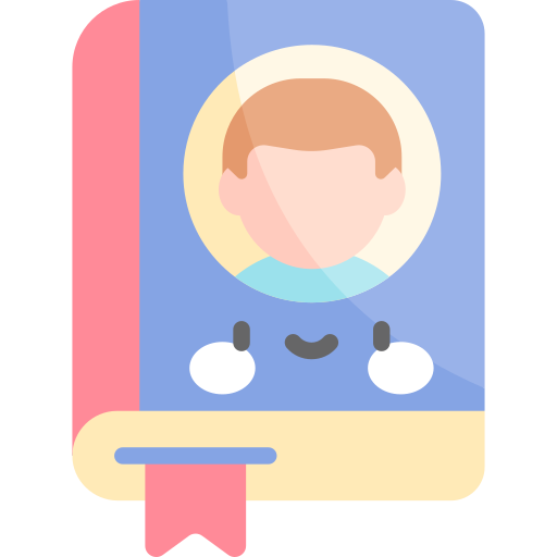 biografía icono gratis