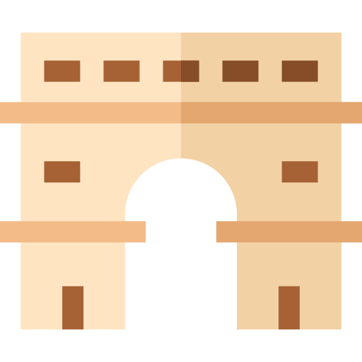 arco del triunfo icono gratis