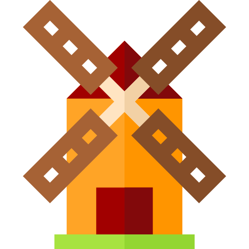 dutch windmill icon