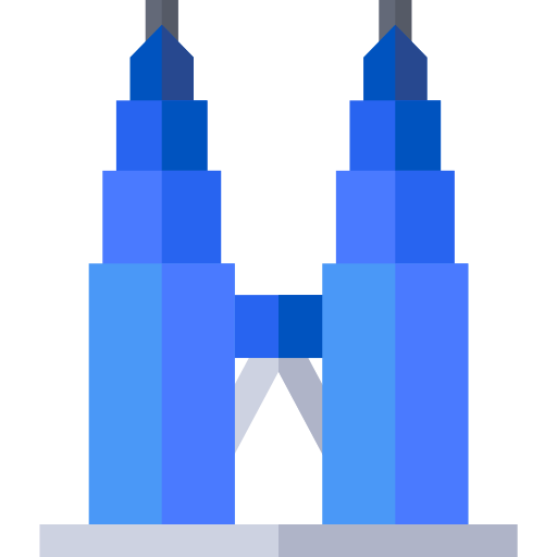 torres petronas icono gratis