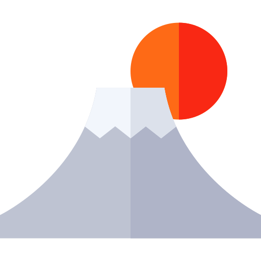 Fuji mountain Basic Straight Flat icon
