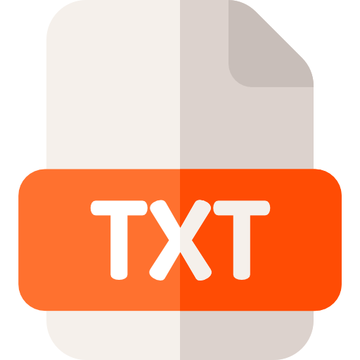 txt icono gratis