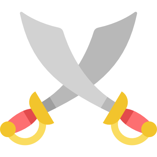 Sword Kawaii Flat icon