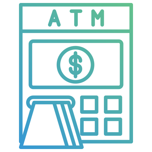 Atm Machine Generic Gradient Outline Icon