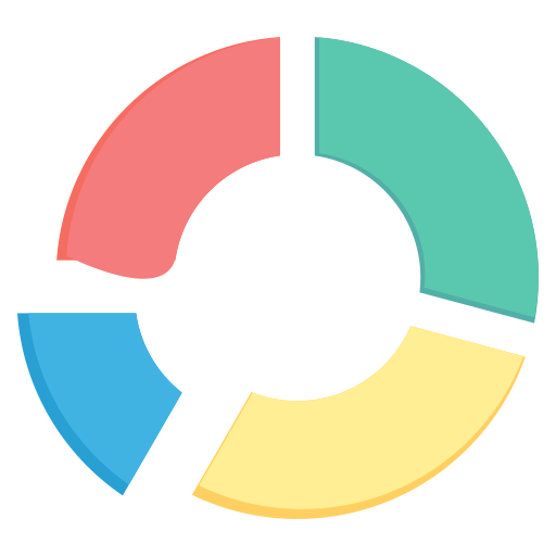 gráfico circular icono gratis