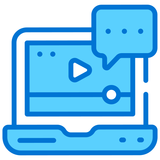 chat de video icono gratis