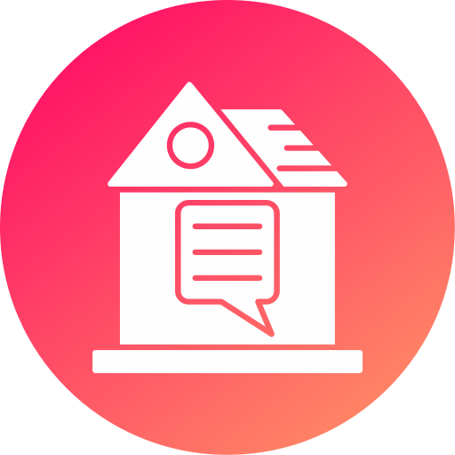 bienes raíces icono gratis