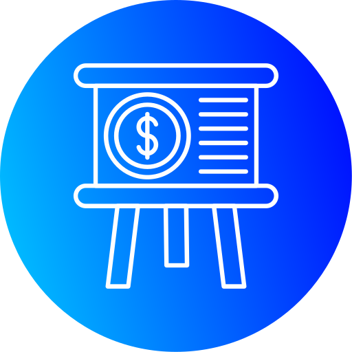 presentación icono gratis