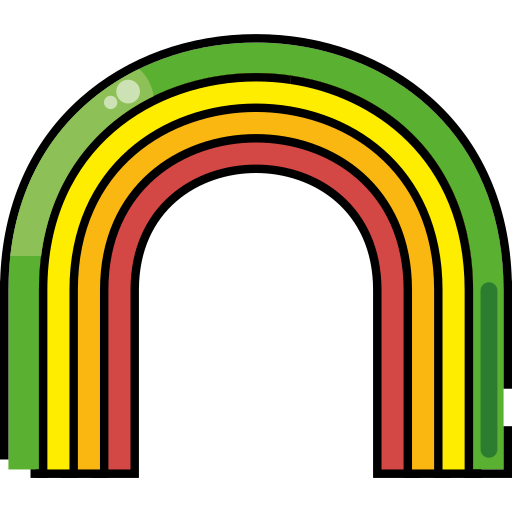 arco iris icono gratis