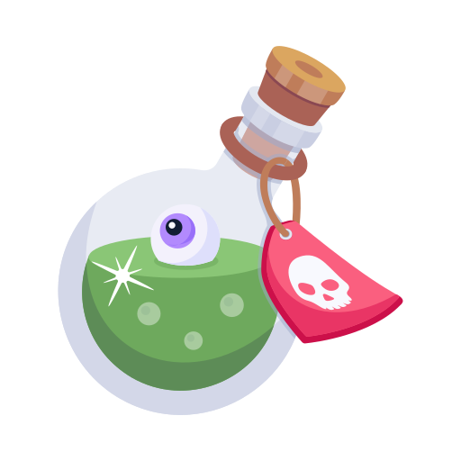 Potion free sticker